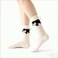thumbnail image 2 of No Show Socks Womens Compression Non Slip Sport Fleece Boat Compression Socks Pink, 2 of 4