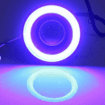 thumbnail image 3 of Luces Antiniebla Delanteras Led De 3,5 Ojos De Ángel Azul Malubero Malu1785, 3 of 3