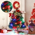 thumbnail image 2 of Árbol de Navidad Ruizedidi Mini artificial con luces LED de 60 cm, 2 of 6