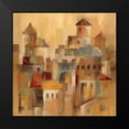 thumbnail image 2 of Vassileva, Silvia 12x12 Black Modern Framed Museum Art Print Titled - Old Town I, 2 of 5