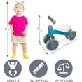 thumbnail image 4 of BAMMAX Official TykeBike Baby Balance Bike, Toddler Ride-On Toy, Blue, 4 of 9