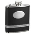 thumbnail image 1 of Grace Rhinestone Steel Hip Flask - 5 oz, 1 of 1