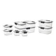 thumbnail image 3 of Rubbermaid Brilliance Food Storage Containers, 18 Piece Set, Leak-Proof, BPA Free, Clear Tritan Plastic, Food Storage, 3 of 7