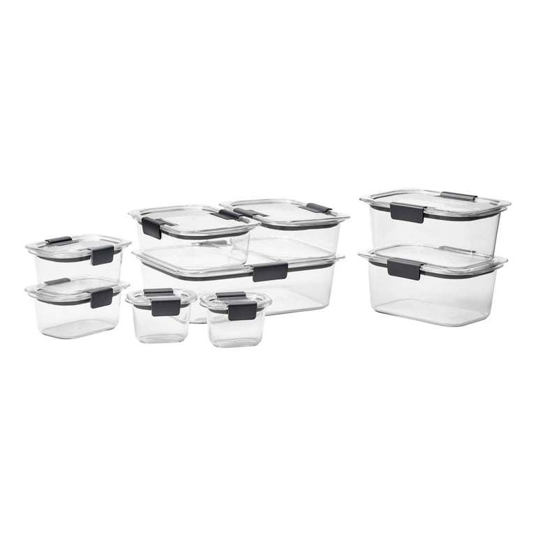 M*i様 Rubbermaid プレミアムフードストレージシステム 7個セット Rubbermaid Brilliance 18-Piece Leakproof Food Storage Containers