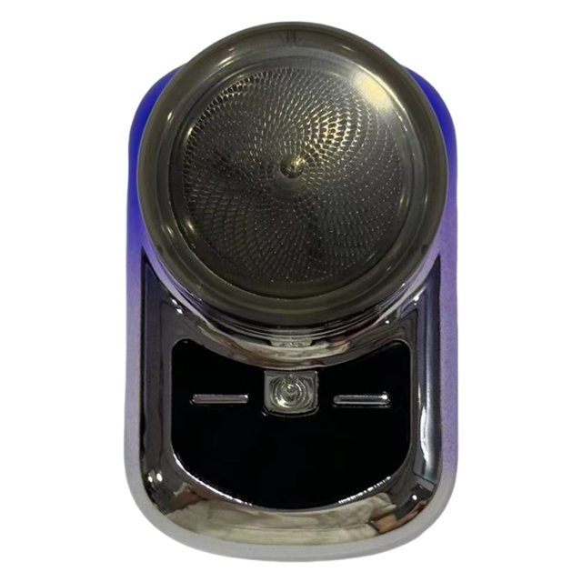 Mini Afeitadora Eléctrica Recargable Por USB Pantalla Digital 180 MAh (azul Degradado)