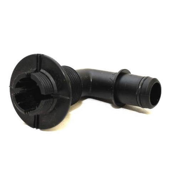 Flow-Rite Boat Drain Fitting | Qwik-Lok 90 Degree Barbed 3/4 Inch