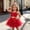 G-Red, variant on Ulitacool 6-7 Years Outfits For Girls Sleeveless Summer Spaghetti Strap Tutu Dress Party Performance Wedding Gown Simple Clothing Pink