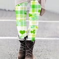 thumbnail image 6 of lcziwo Clearance Sales of Today, St Patricks Day Leggings for Women High Waisted Tummy Control Workout Leggings Novelty Shamrock Leaves Print Irish Green Soft Yoga Pants Multicolor S, 6 of 7