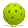 thumbnail image 2 of Wamans Trainer Ball Practice Ball with 40 Holes Pickleball Ball Clearance Items, 2 of 4