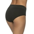 thumbnail image 3 of Felina - Stay In Place Hipster Underwear 5-Pack - Breathable Cotton Modal Panties Mid-Rise No-Dig Comfort, 3 of 9