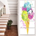 thumbnail image 1 of Adorable Chiot Coloré - Art Mural sur Toile d'Animaux, 1 of 3