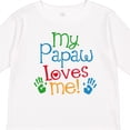 thumbnail image 4 of Inktastic My Papaw Loves Me Boys or Girls Long Sleeve Toddler T-Shirt, 4 of 5