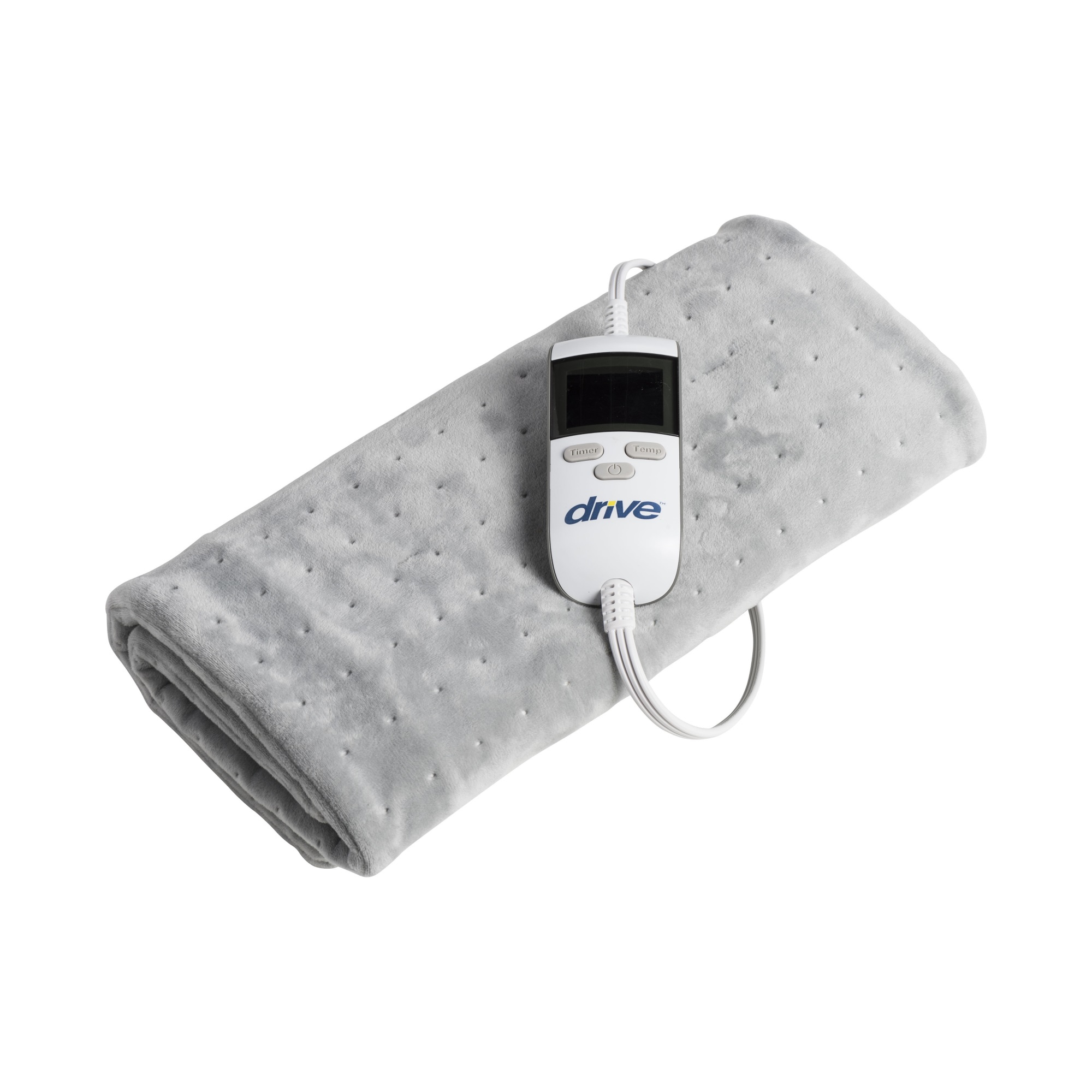 Drive Medical Digital Heating Pad, Dry or Moist Heat, 12" x 24" with Six Temperature Settings and Digital Display