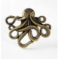 thumbnail image 3 of Fennco Styles Coastal Octopus Metal Napkin Rings, Set of 4 - Bronze Nautical Napkin Holders for Home Décor, Dining Table, Banquets, Family Gathering and Special Occasions, 3 of 8