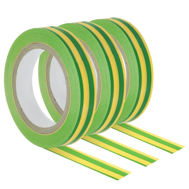Unique Bargains 32.8Ft Tennis Racket Badminton Racquet Grip Finishing Tapes, Yellow Green 3 Pack