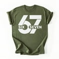 thumbnail image 3 of 67 Six Seven Meme T-Shirt, Funny Saying Six Seven T-Shirt, Multicolors, Size S-5XL, 3 of 5