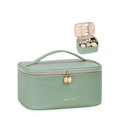thumbnail image 1 of Bolsa de maquillaje Prite, organizador portátil de cosméticos, impermeable, verde, 1 of 7