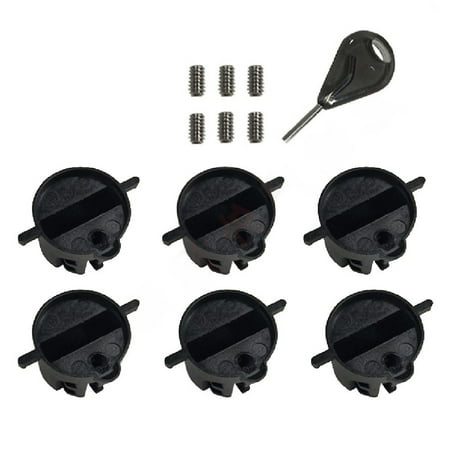 

BAMILL Surfboard Tail Fin Tail Rudder Slot Plugs Screws And Key Leash Plug Wrench