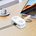 thumbnail image 4 of Travel Power Strip,4 Outlets 3 USB Ports with Wrapped Short Extension Cord, Compact Power Strip for Hotel Travel Essentials Cruise, 4 of 5