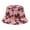 Purple, variant on ZHENHONG Bucket Hats for Women and Men 3D Printed Pattern Tie Dye Double Sunscreen Hat Casual Graphic Headwear Beige
