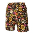thumbnail image 5 of Naloa Sunflowers Mushrooms Men's Beach Shorts, Surfing shorts, Swim trunks, Quick Dry Swim Trunks for Surfing Beach Fun - Medium, 5 of 9
