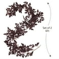 thumbnail image 2 of Wreath 2 Elegantly Crafted Decorative Display for Home Mantel Wedding Seasonal Seasonal Autumn Centerpiece Polyester Silk Flower Arrangement 6 Ft, 2 of 5