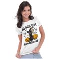 thumbnail image 3 of Halloween Black Cat Apothecary Womens Slim Fit Graphic Tee Brisco Brands S, 3 of 5