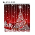 thumbnail image 3 of Bad Piggies Contemporary Red, White Graphic Prints Polyester fiber Shower Curtain, 71.00" x 71.00" (13 Pieces), 3 of 6