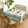 thumbnail image 2 of Easter Tablecloth 60×84 Inch, Truck Gnome Easter Eggs Washable Table Cover for Party Picnic Dinner Decor, 2 of 6