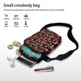 thumbnail image 7 of HELLHERO Black Cat with Shoulder Strap 2 Zippers Outdoor Daily Use Women Messenger Bag with Adjustable Strap Polyester 4.33x1.97x7.09 for Unisex, 7 of 7