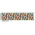 thumbnail image 3 of Ambesonne Geometric Fabric by the Yard Upholstery, Colorful Squares Grid, 1 Yard, Multicolor, 3 of 5