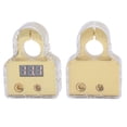 thumbnail image 2 of Battery Terminal Connector, Aluminum Alloy Better Conductivity Digital Battery Terminal Realtime Monitoring  For Truck RV For Yacht Gold,Silver, 2 of 8