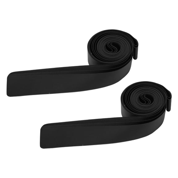 Bicycle Rim Strip Tape for Mountain Road Bike, Strong PVC Rubber Wheel Liner to Reduce Puncture Risk from Glass and Nails, Extends Inner Tube Life, Simple Install Cycling Accessory 26 Inch Black