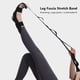 thumbnail image 4 of Soidarity Yoga Estiramiento Correa Nylon Ejercicio Cintura Pierna Entrenamiento Banda de resistencia Tobillo Lesiones Camilla portátil para gimnasio Accesorios para máquinas de ejercicios Negro, 4 of 6