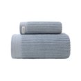thumbnail image 2 of 2 Pieces/Set Cotton Bath Towel Soft Rectangular Home Household Replacement Rectangular Home Bathing Shower Face Towel Washcloth Accessories Grey, 2 of 8