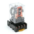 thumbnail image 3 of 1 Set Power Relay Mk2P-I General Purpose Relay 10A 8 Pin Dpdt With Pf083A Socket, 3 of 8