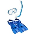 thumbnail image 6 of TUSA Sport Youth Mini-Kleio Hyperdry Mask, Snorkel, & Fins Travel Set, Clear Blue, Small, 6 of 7