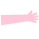 thumbnail image 4 of Guantes desechables de brazo largo, guantes de película plástica para cocinar, limpieza, granja, 50 piezas, color rosa Advancent AF0103-02B, 4 of 6