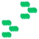 thumbnail image 1 of Yuarrent 12x Bandeja de comida reutilizable verde con motivo de hoja hawaiana para eventos Bandeja de comida reutilizable estilo hawaiano verde verde 2Conjunto, 1 of 6