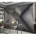 thumbnail image 6 of Tiptophomedecor Background & Patterns Wallpaper Wall Mural - Abstract Concrete Blocks, 6 of 7