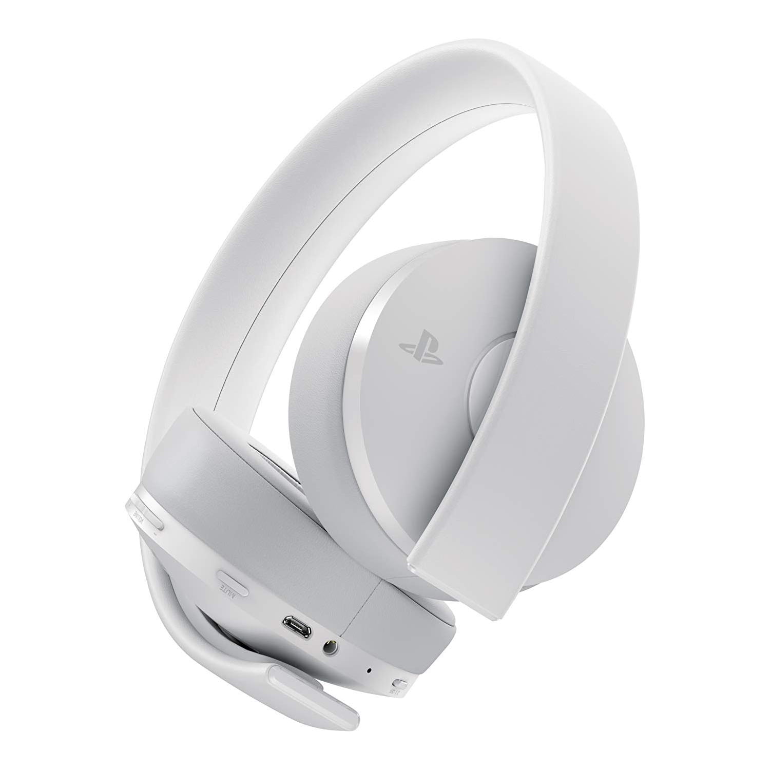 sony playstation gold wireless headset white