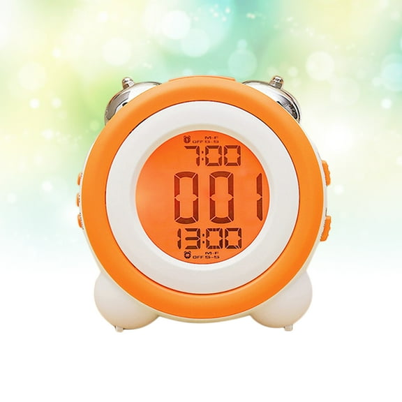 WHAMVOX Electronic Clock Okay Kid Alarm for Kids Child Orange