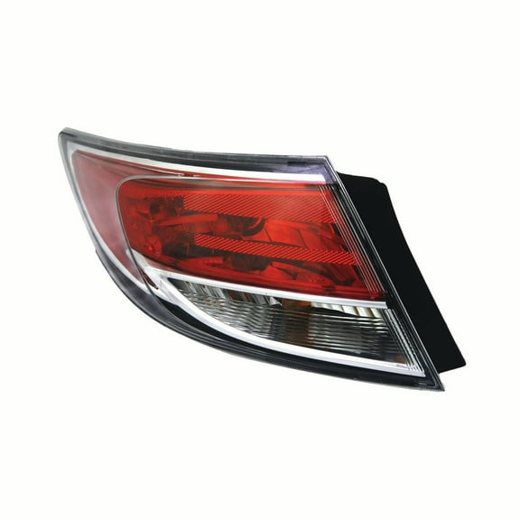KAI New CAPA Certified Standard Replacement Driver Side Outer Tail Light Assembly, Fits 2009-2013 Mazda 6