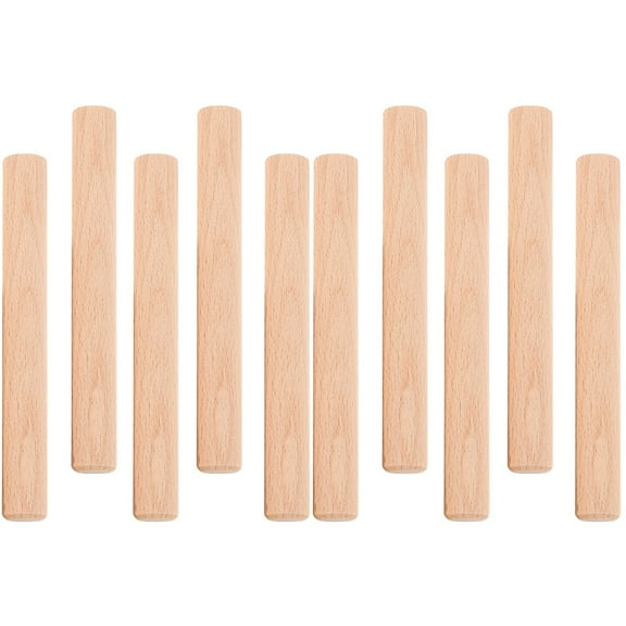 MLINS 10 pcs  Wooden Sticks Wood Pegboard Pegs Hook Pegboard Wood Peg for Wooden Pegboard Panel