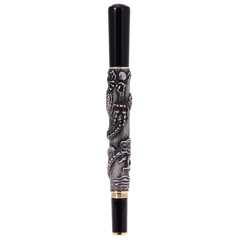 Dualoai JINHAO DRAGON KING PLAY PEARL FINE NIB FOUNTAIN PEN Office Students - Bronze,