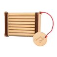 thumbnail image 4 of Piezas de tablero de actividades Juguetes sensoriales de madera Juguete interactivo de viaje para padres e hijos Sensorial Xilófono, 4 of 9