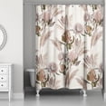 thumbnail image 2 of Creative Products Cream Protea Blooms 71x74 Shower Curtain, 2 of 2