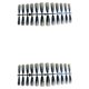 thumbnail image 2 of Uñas artificiales Minnieouse 24 piezas degradado negro05 2Conjunto, 2 of 6