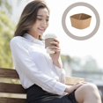 thumbnail image 2 of 50 Pcs Cup Covers Drinks Sleeves Hot Cups Disposable Paper Coffee Cup Sleeves Hot Cup Sleeve Coffee Cup Sleeve Cup Jacket Sleeve, 2 of 3