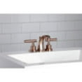 thumbnail image 2 of Kingston Brass KS494CMLAC Manhattan 8 in. Widespread Bathroom Faucet, Antique Copper, 2 of 4